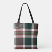 Jolly Holly plaid Tote Bag (Achterkant)