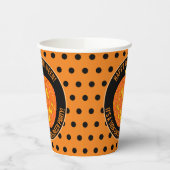 Jolly Jack O Lantern Fun Custom Happy Halloween Papieren Bekers (Links)