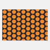 Jolly Jack O Lantern Leuk verjaardagsthema Hallowe Inpakpapier Vel (Voorkant 2)