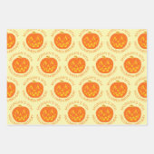 Jolly Jack O Lantern Leuk verjaardagsthema Hallowe Inpakpapier Vel (Voorkant)