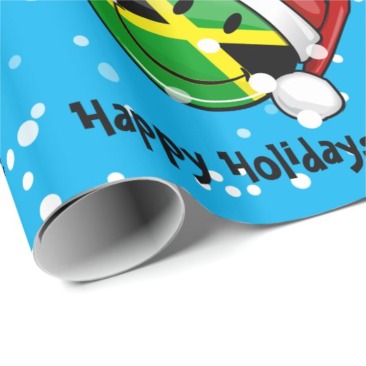 Jolly Jamaican Flag KerstStyle Cadeaupapier (Rol Hoek)
