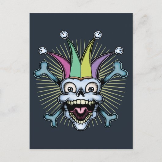Jolly Jester Briefkaart (Voorkant)