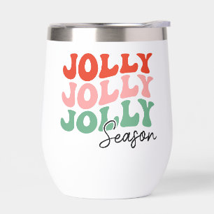Jolly Jolly Seizoen Retro Vakantie Typografie