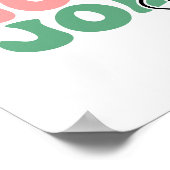 Jolly Jolly Seizoen Retro Vakantie Typografie Poster (Hoek)