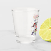 "Jolly Juice" Holiday Shot Glass Glas (Links)