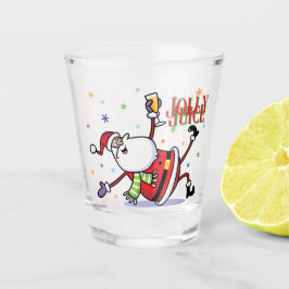 "Jolly Juice" Holiday Shot Glass Shot Glas