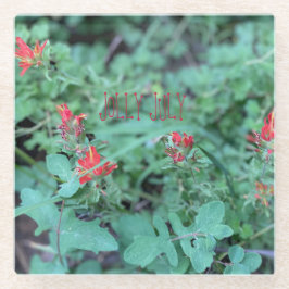 JOLLY JULY GLAZEN ONDERZETTER