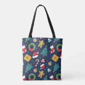 Jolly Jumble Holiday Canvas tas (Achterkant)