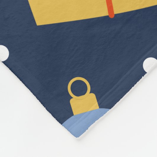 Jolly Jumble Holiday Fleece Deken (Hoek)