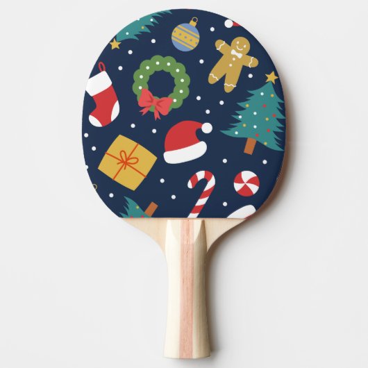 Jolly Jumble Holiday Ping Pong Paddle Tafeltennisbatje (Voorkant)