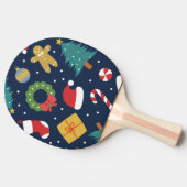 Jolly Jumble Holiday Ping Pong Paddle Tafeltennisbatje (Zijkant)