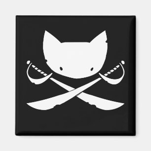 Jolly Kat Pirate Magnet