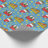 Jolly kerst cadeaupapier (Hoek)