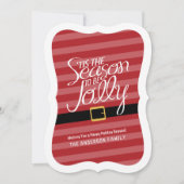 Jolly kerstkerstkerstkerstkerstpak - niet-foto feestdagenkaart (Voorkant)