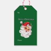 Jolly Kerstman Cadeaulabel (Voorkant)