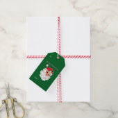 Jolly Kerstman Cadeaulabel (Met Touw)
