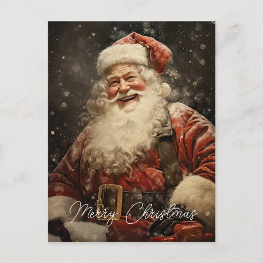  Jolly Kerstman Kerstvakantie Feestdagenkaart (Voorkant)