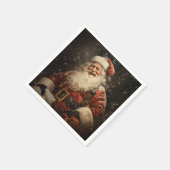  Jolly Kerstman Kerstvakantie Servet (Hoek)