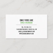 Jolly Kerstmis, Bingo Venue, gamingindustrie Visitekaartje (Achterkant)