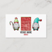 Jolly Kerstmis, Bingo Venue, gamingindustrie Visitekaartje (Voorkant)