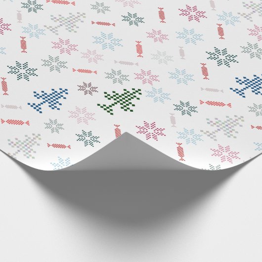 Jolly Kerstmis Cadeaupapier (Hoek)