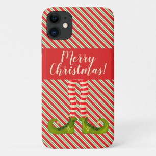 Jolly Kerstmis Elf Legs Case-Mate iPhone Case