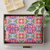 Jolly Kerstmis Kleurrijke Maximalistische Moderne  Tissuepapier (Geschenk)