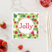 Jolly Kerstmis Napkins Servet (Insitu)