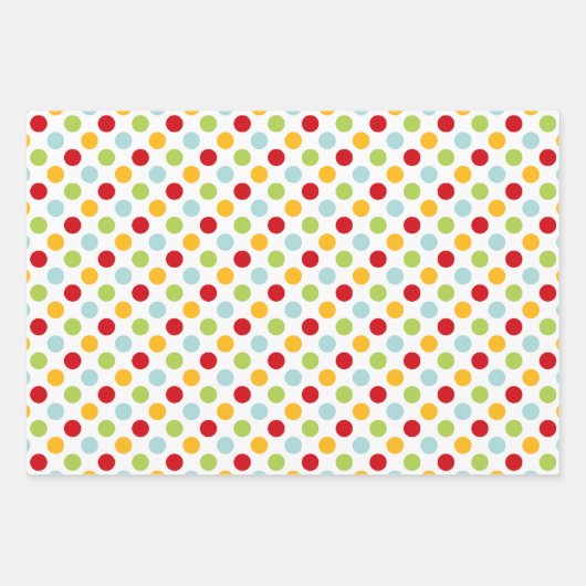 Jolly Kerstrood en groene feestdag Inpakpapier Vel (Voorkant 3)