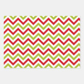 Jolly Kerstrood en groene feestdag Inpakpapier Vel (Voorkant 2)