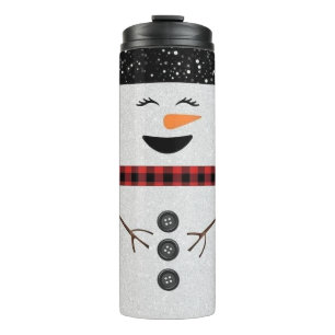 Jolly Kerstsnowman Thermosbeker