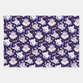 Jolly Kerstwinter — Verpakking van papier van 3 ja Inpakpapier Vel (Voorkant)