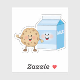 Jolly Kins koekjes en melk Sticker