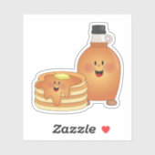 Jolly Kins pannenkoeken en siroop Sticker (Vel)