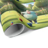 Jolly Lawn Bowler Man, Cadeaupapier (Rol Hoek)