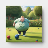 Jolly Lawn Bowler Man, Fotoplaat (Voorkant)