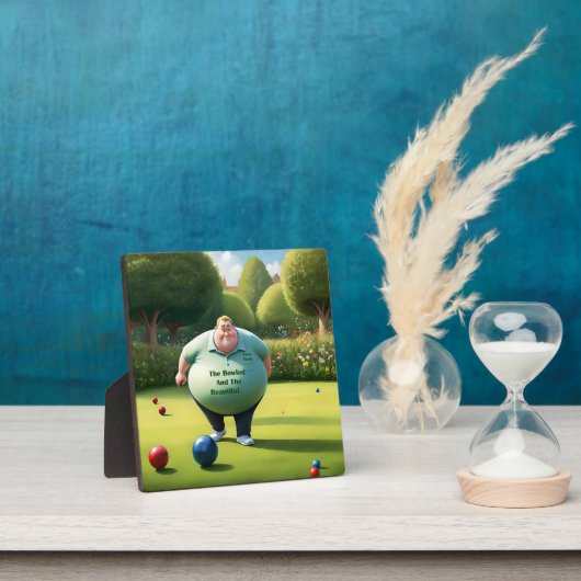 Jolly Lawn Bowler Man, Fotoplaat (Insitu)
