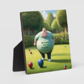 Jolly Lawn Bowler Man, Fotoplaat (Voorkant)