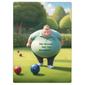 Jolly Lawn Bowler Man, Klembord (Achterkant)