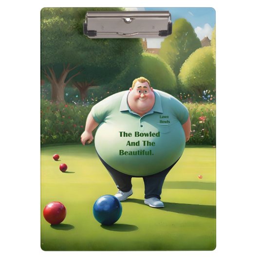 Jolly Lawn Bowler Man, Klembord (Voorkant)