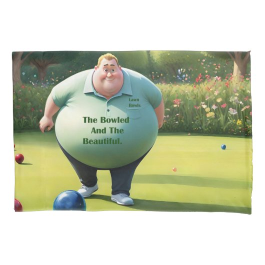 Jolly Lawn Bowler Man, Kussensloop (Voorkant)