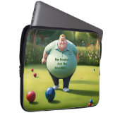 Jolly Lawn Bowler Man, Laptop Sleeve (Voorkant Rechts)