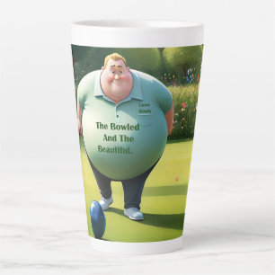 Jolly Lawn Bowler Man, Latte Mok