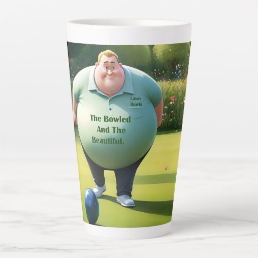 Jolly Lawn Bowler Man, Latte Mok (Voorkant)