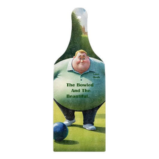 Jolly Lawn Bowler Man, Snijplank (Voorkant)