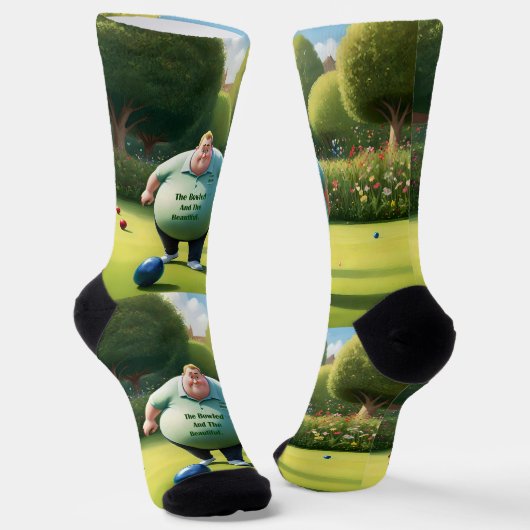 Jolly Lawn Bowler Man,  Sokken (Gebogen)