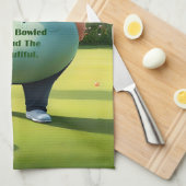 Jolly Lawn Bowler Man, Theedoek (Quarter Fold)
