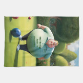 Jolly Lawn Bowler Man, Theedoek (Horizontaal)