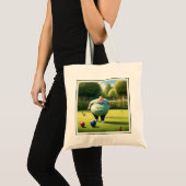 Jolly Lawn Bowler Man, Tote Bag (Voorkant (product))