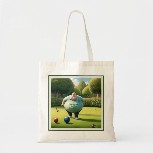Jolly Lawn Bowler Man, Tote Bag (Voorkant)
